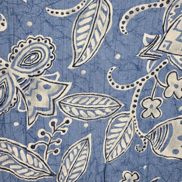 Vtg 80's Alfred Dunner Cardigan Coverup Open Front Paisley Print Blue Sz M - Picture 5 of 9